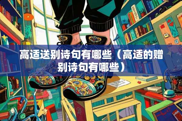 高适送别诗句有哪些（高适的赠别诗句有哪些）