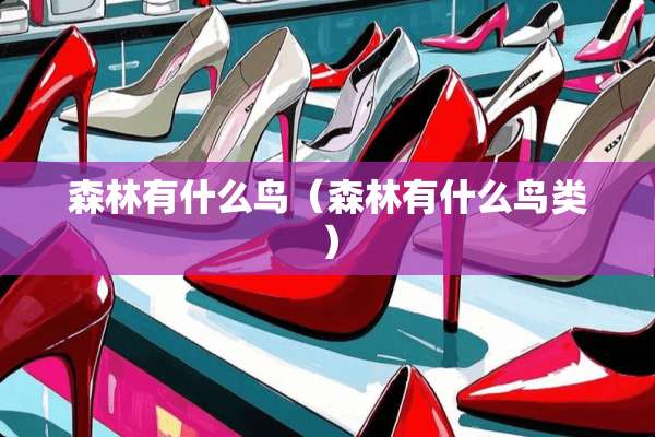 森林有什么鸟（森林有什么鸟类）