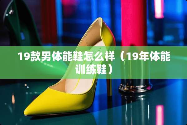 19款男体能鞋怎么样（19年体能训练鞋）