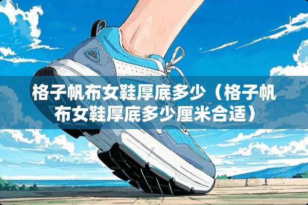 格子帆布女鞋厚底多少（格子帆布女鞋厚底多少厘米合适）