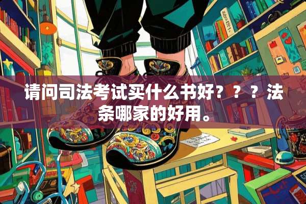 请问司法考试买什么书好？？？法条哪家的好用。
