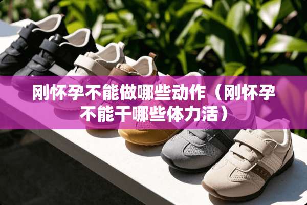 刚怀孕不能做哪些动作（刚怀孕不能干哪些体力活）