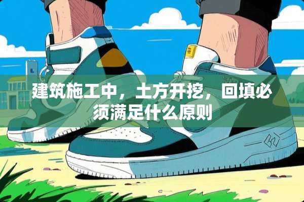 建筑施工中，土方开挖，回填必须满足什么原则