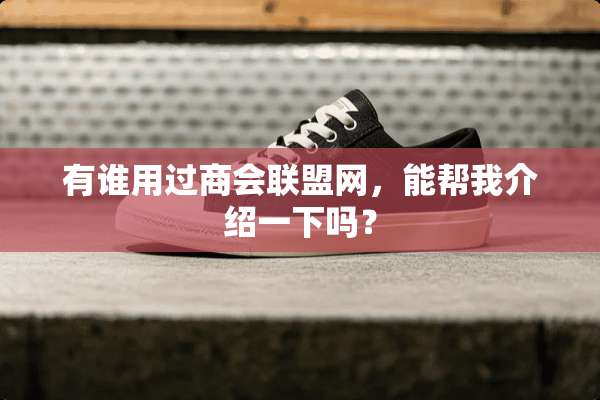 有谁用过商会联盟网，能帮我介绍一下吗？