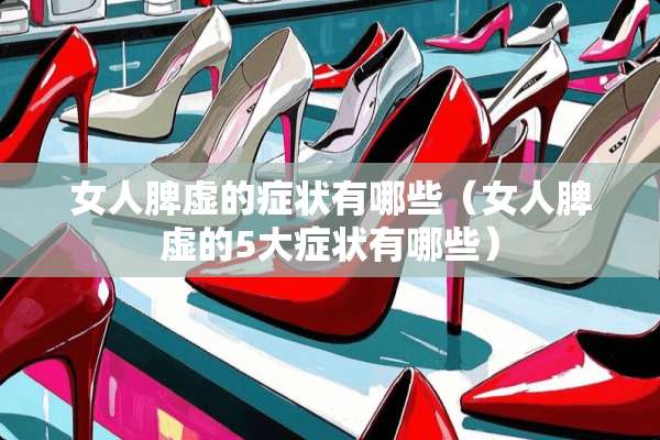 女人脾虚的症状有哪些（女人脾虚的5大症状有哪些）