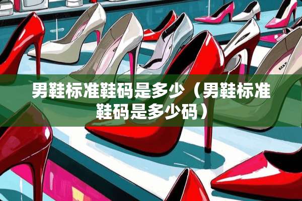 男鞋标准鞋码是多少（男鞋标准鞋码是多少码）