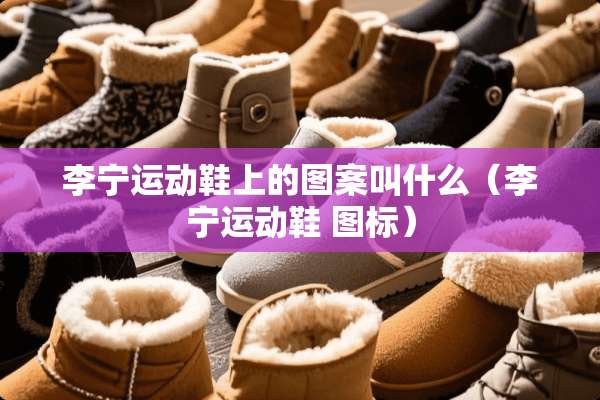 李宁运动鞋上的图案叫什么（李宁运动鞋 图标）