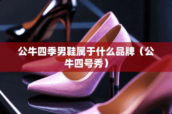 公牛四季男鞋属于什么品牌（公牛四号秀）