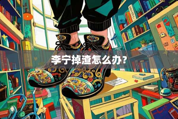 李宁掉渣怎么办？