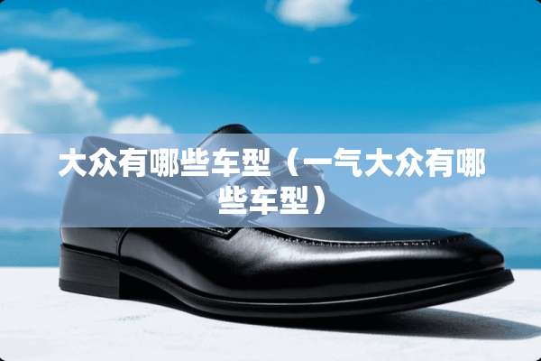 大众有哪些车型（一气大众有哪些车型）