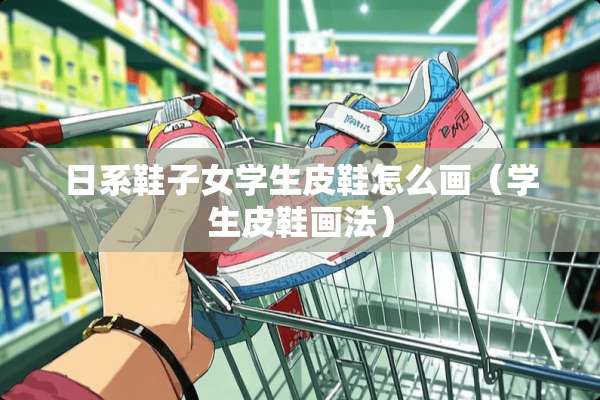 日系鞋子女学生皮鞋怎么画（学生皮鞋画法）