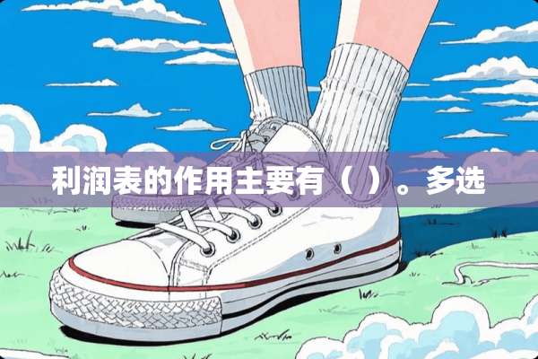 利润表的作用主要有（ ）。多选