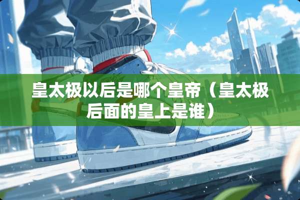 皇太极以后是哪个皇帝（皇太极后面的皇上是谁）