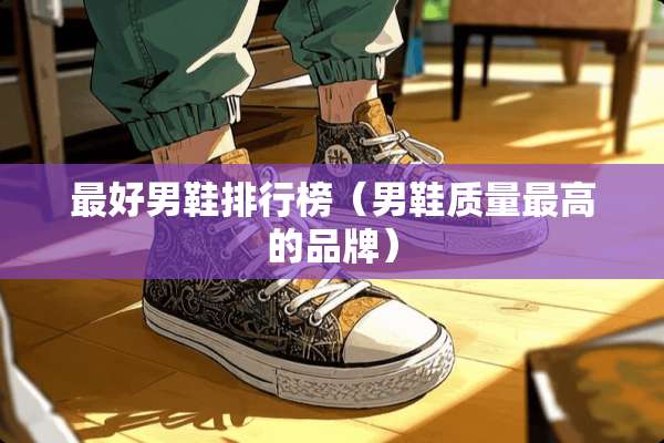 最好男鞋排行榜（男鞋质量最高的品牌）