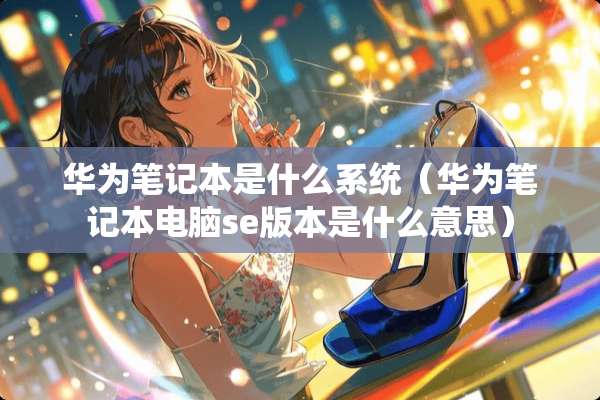 华为笔记本是什么系统（华为笔记本电脑se版本是什么意思）