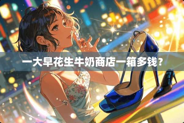 一大早花生牛奶商店一箱多钱？