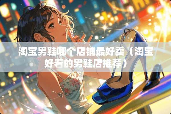 淘宝男鞋哪个店铺最好卖（淘宝好看的男鞋店推荐）
