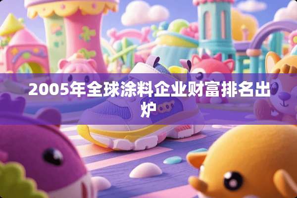 2005年全球涂料企业财富排名出炉