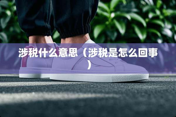 涉税什么意思（涉税是怎么回事）