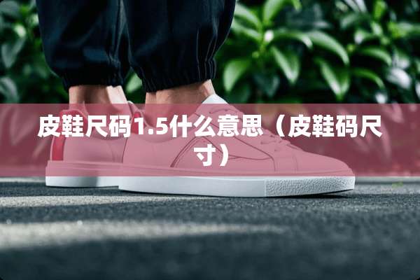 皮鞋尺码1.5什么意思（皮鞋码尺寸）