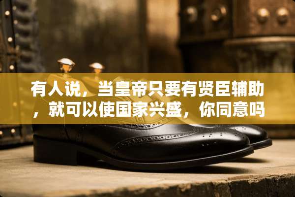 有人说，当皇帝只要有贤臣辅助，就可以使国家兴盛，你同意吗？