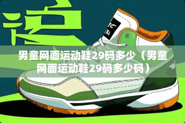 男童网面运动鞋29码多少（男童网面运动鞋29码多少码）