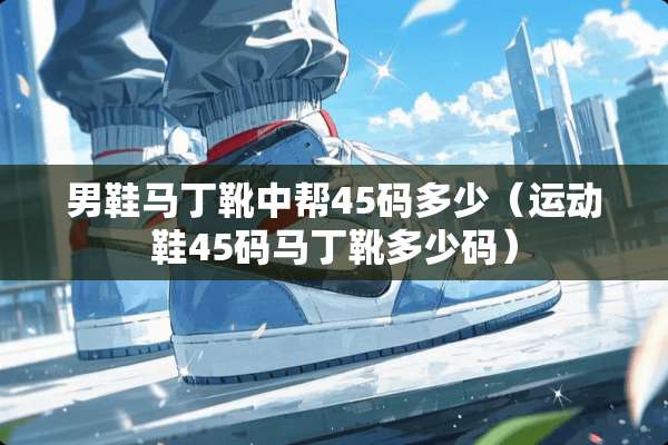 男鞋马丁靴中帮45码多少（运动鞋45码马丁靴多少码）