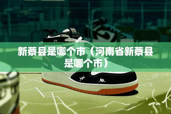 新蔡县是哪个市（河南省新蔡县是哪个市）