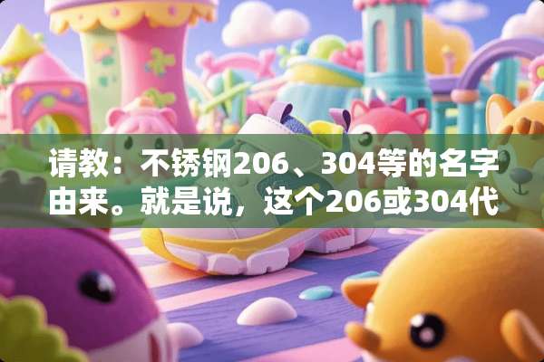 请教：不锈钢206、304等的名字由来。就是说，这个206或304代表什么？