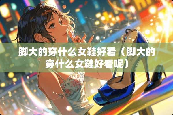 脚大的穿什么女鞋好看（脚大的穿什么女鞋好看呢）