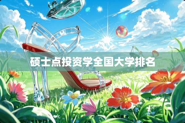 硕士点投资学全国大学排名