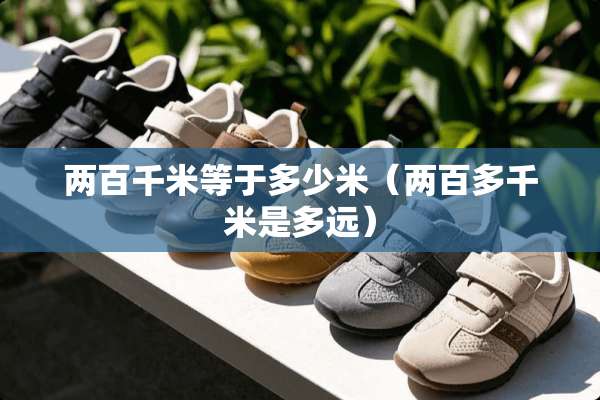 两百千米等于多少米（两百多千米是多远）