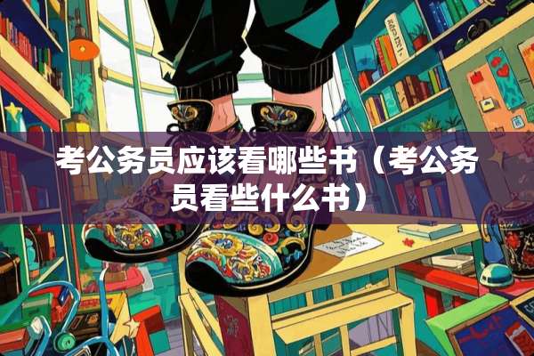 考公务员应该看哪些书（考公务员看些什么书）