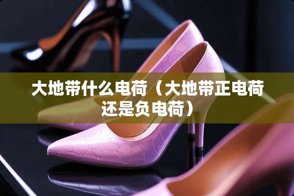 大地带什么电荷（大地带正电荷还是负电荷）