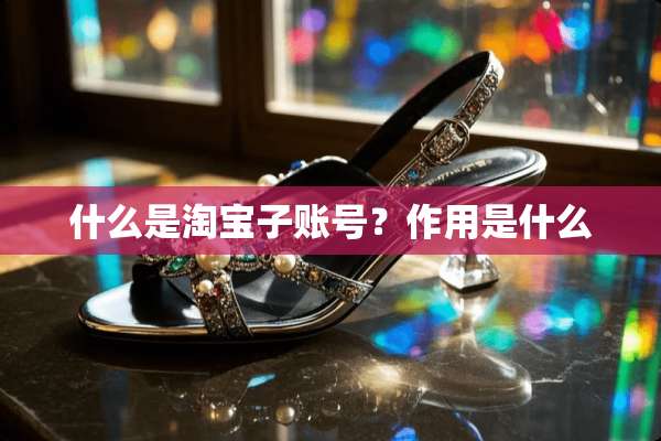 什么是淘宝子账号？作用是什么
