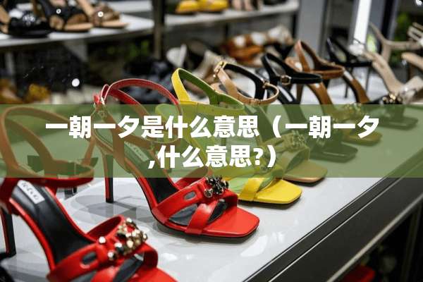 一朝一夕是什么意思（一朝一夕,什么意思?）