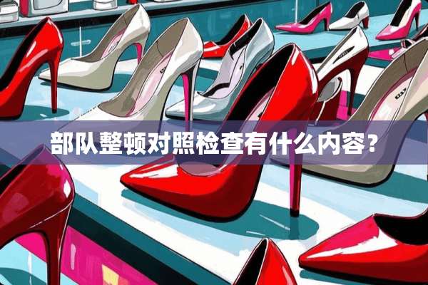 **整顿对照检查有什么内容？