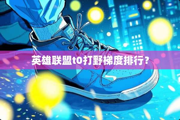 英雄联盟t0打野梯度排行？