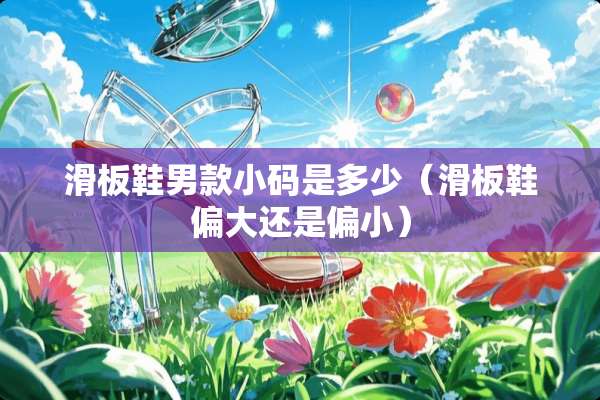 滑板鞋男款小码是多少（滑板鞋偏大还是偏小）