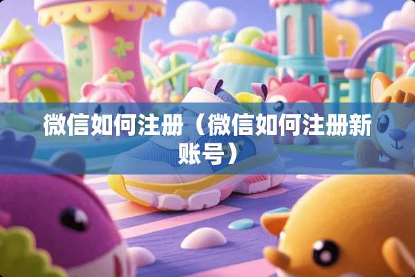 微信如何注册（微信如何注册新账号）