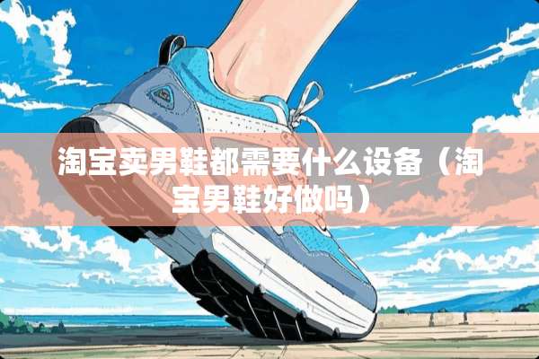 淘宝卖男鞋都需要什么设备（淘宝男鞋好做吗）