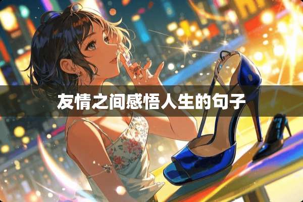 友情之间感悟人生的句子