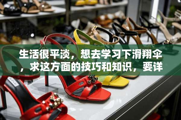 生活很平淡，想去学习下滑翔伞，求这方面的技巧和知识，要详细点。