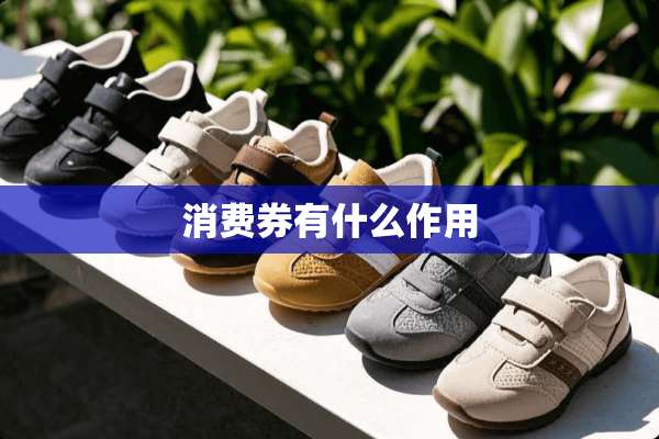 消费券有什么作用