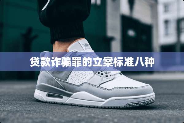 贷款**罪的立案标准八种