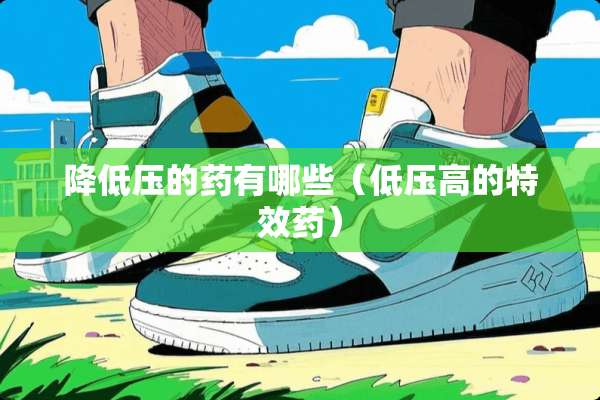 降低压的药有哪些（低压高的特效药）