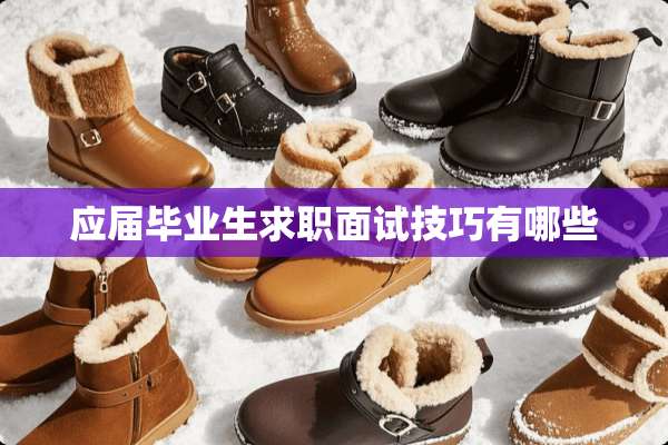 应届毕业生求职面试技巧有哪些