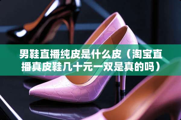 男鞋直播纯皮是什么皮（淘宝直播真皮鞋几十元一双是真的吗）