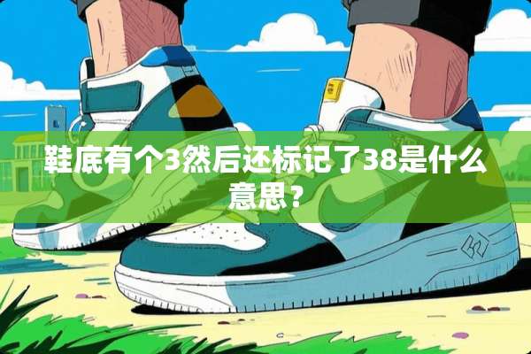 鞋底有个3然后还标记了38是什么意思？
