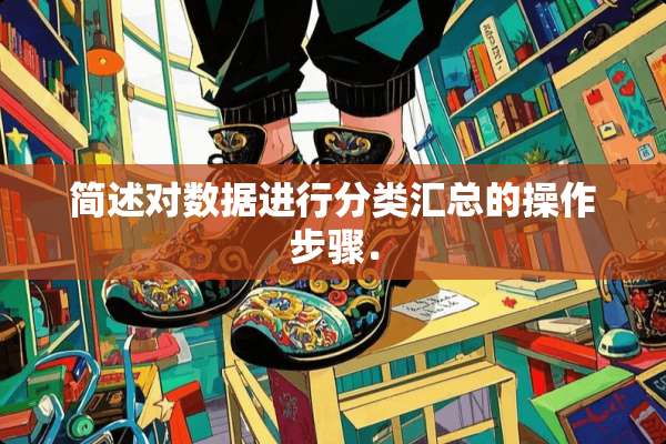 简述对数据进行分类汇总的操作步骤．